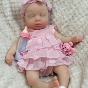 loulou — open mouth newborn reborn doll | full body silicone | boy or girl