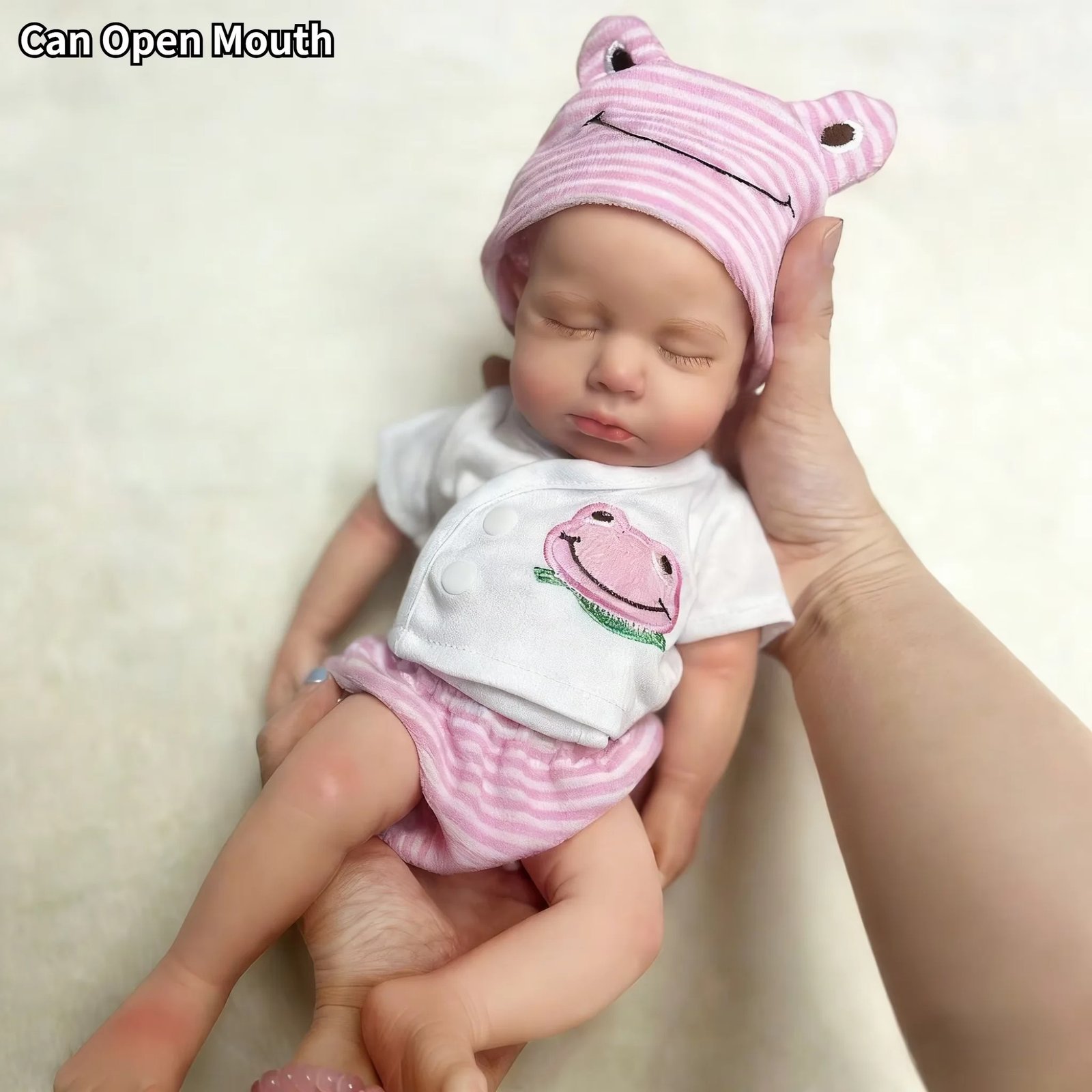 loulou — open mouth newborn reborn doll | full body silicone | boy or girl loulou — open mouth newborn reborn doll | full body silicone | boy or girl
